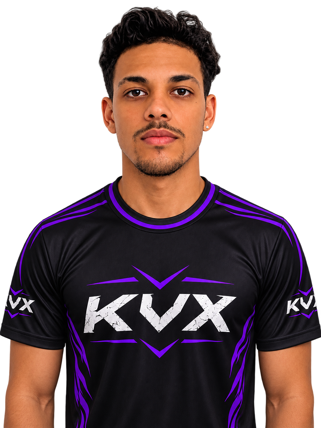 Diogo Pereira com camiseta KVX